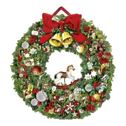 Käthe Wohlfahrt Adventsdeko & Kalender-Adventskalender "Festlicher Weihnachtskranz"