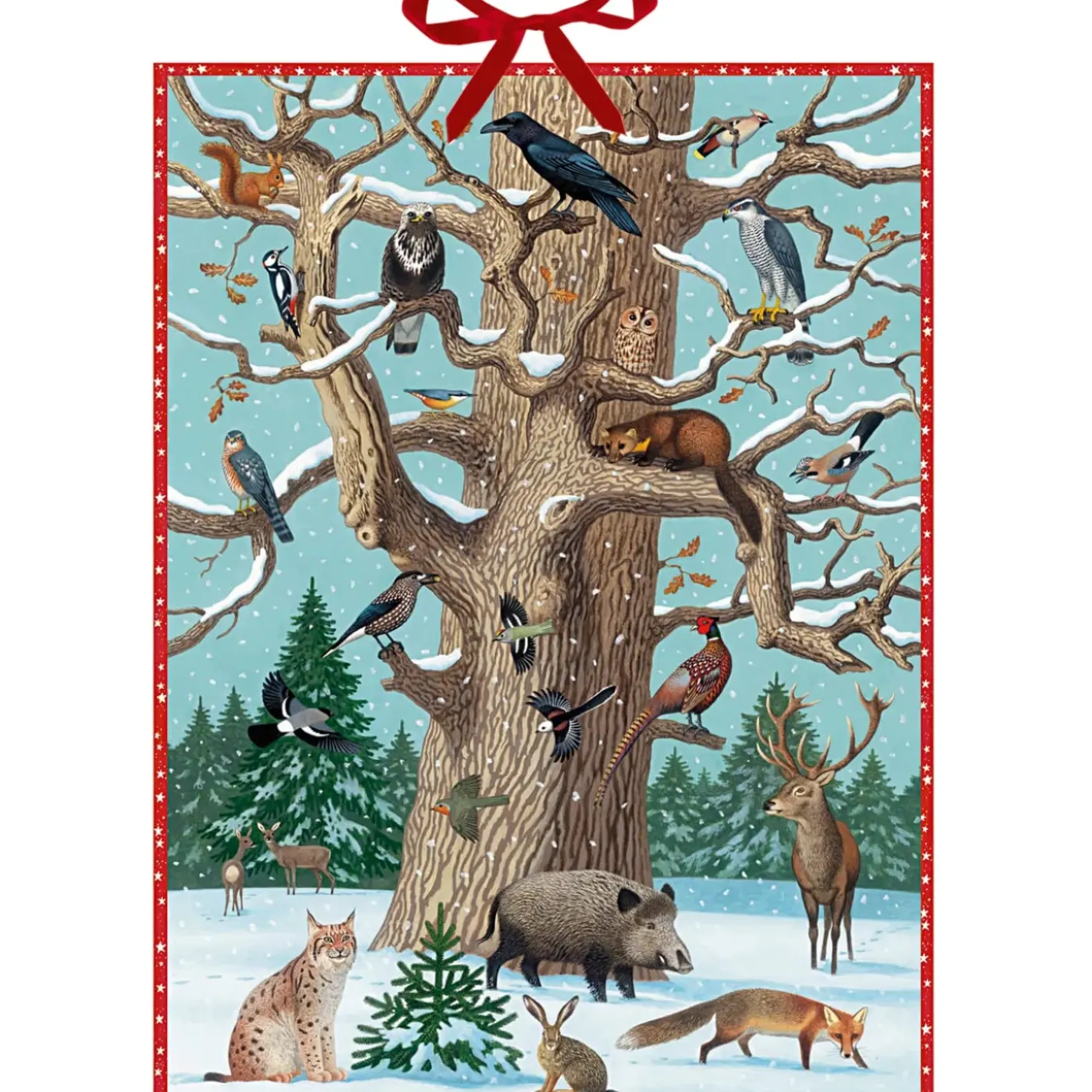 Käthe Wohlfahrt Adventsdeko & Kalender-Adventskalender "Tiere Im Winter"
