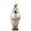 Poesie in Glas Baumschmuck Aus Glas-Baby Robbe