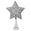 Käthe Wohlfahrt Baumspitzen-Baumspitze Stern Mit Glimmer, Silber