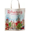 Käthe Wohlfahrt Rothenburg Motive-Baumwolltasche Rothenburg