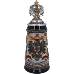 Käthe Wohlfahrt Bierkruge-Bierkrug Mit Zinnadler
