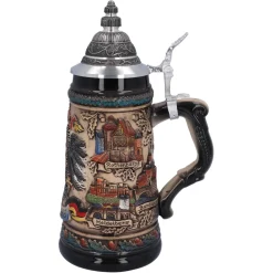Käthe Wohlfahrt Bierkruge-Bierkrug Mit Zinndeckel 