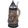 Käthe Wohlfahrt Bierkruge-Bierkrug Mit Zinndeckel "Rothenburg Mit Ritter", 0,25L