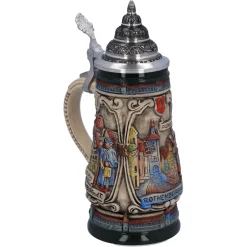 Käthe Wohlfahrt Bierkruge-Bierkrug Mit Zinndeckel