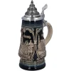 Käthe Wohlfahrt Bierkruge-Bierkrug Mit Zinndeckel "Rothenburg Mit Ritter", 0,25L