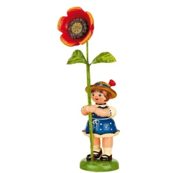 Hubrig Volkskunst Hubrig Miniaturen-Blumenkinder Mohnblume