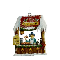 Käthes Original Baumschmuck Aus Zinn-Bratwurststand