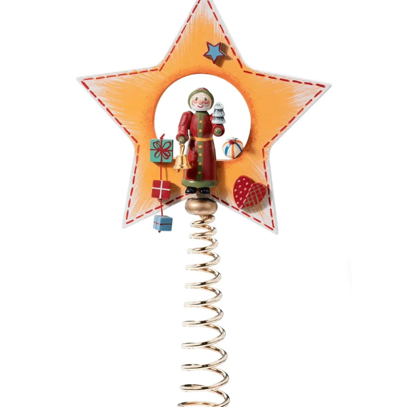 Käthes Original Baumspitzen-Christbaumspitze "Weihnachtsmann"