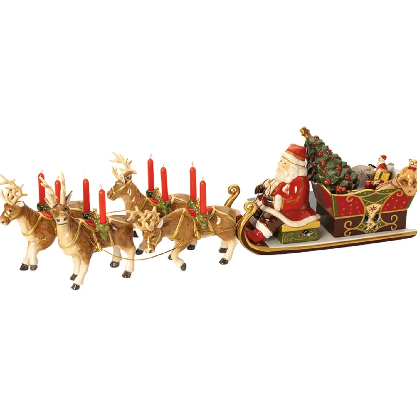Villeroy & Boch Spieldosen-Christmas Toys Memory Santas Schlittenfahrt