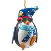 Käthes Original Baumschmuck Aus Holz-Cooler Pinguin