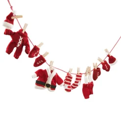 Käthe Wohlfahrt Hängedeko-Deko-Girlande "Santa'S Wascheleine"