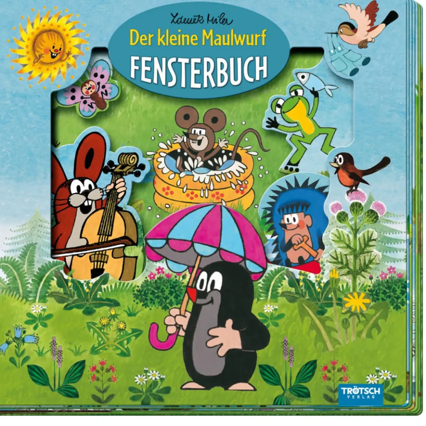 Trötsch Verlag Der Kleine Maulwurf „Krtek"-Der Kleine Maulwurf Fensterbuch