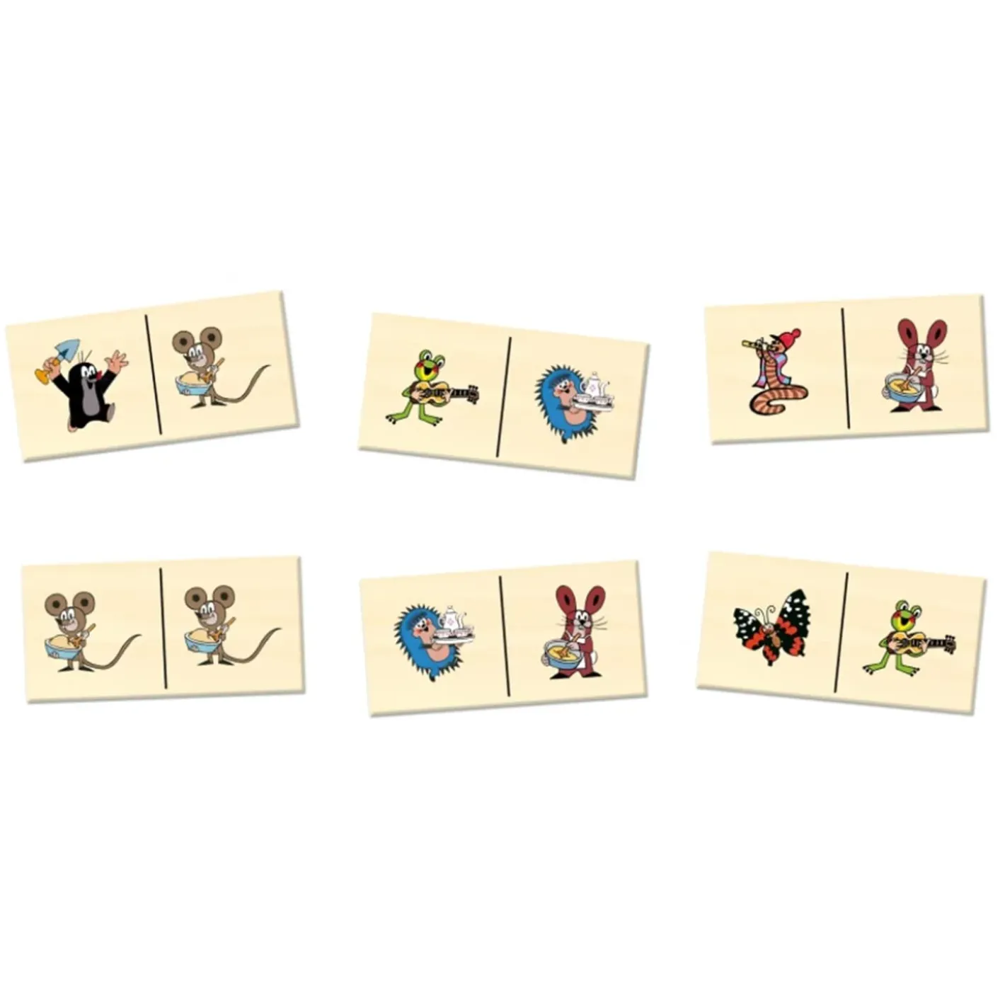 Trötsch Verlag Spielzeug-Domino "Der Kleine Maulwurf"