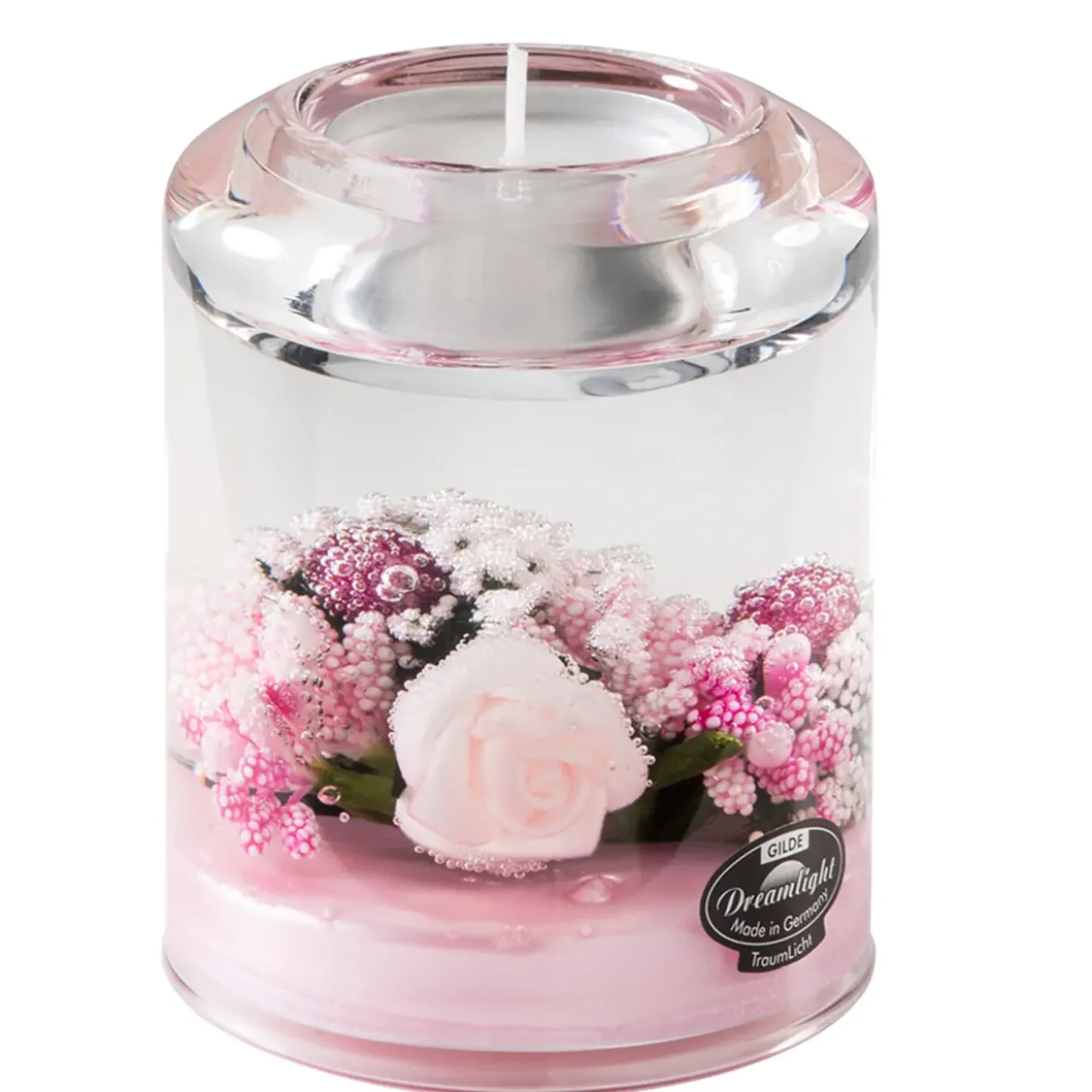 Käthe Wohlfahrt Kerzen & Teelichthalter-Dreamlight "Little Rose" - Kerzenhalter Candela Smart
