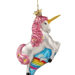 Poesie in Glas Baumschmuck Aus Glas-Einhorn