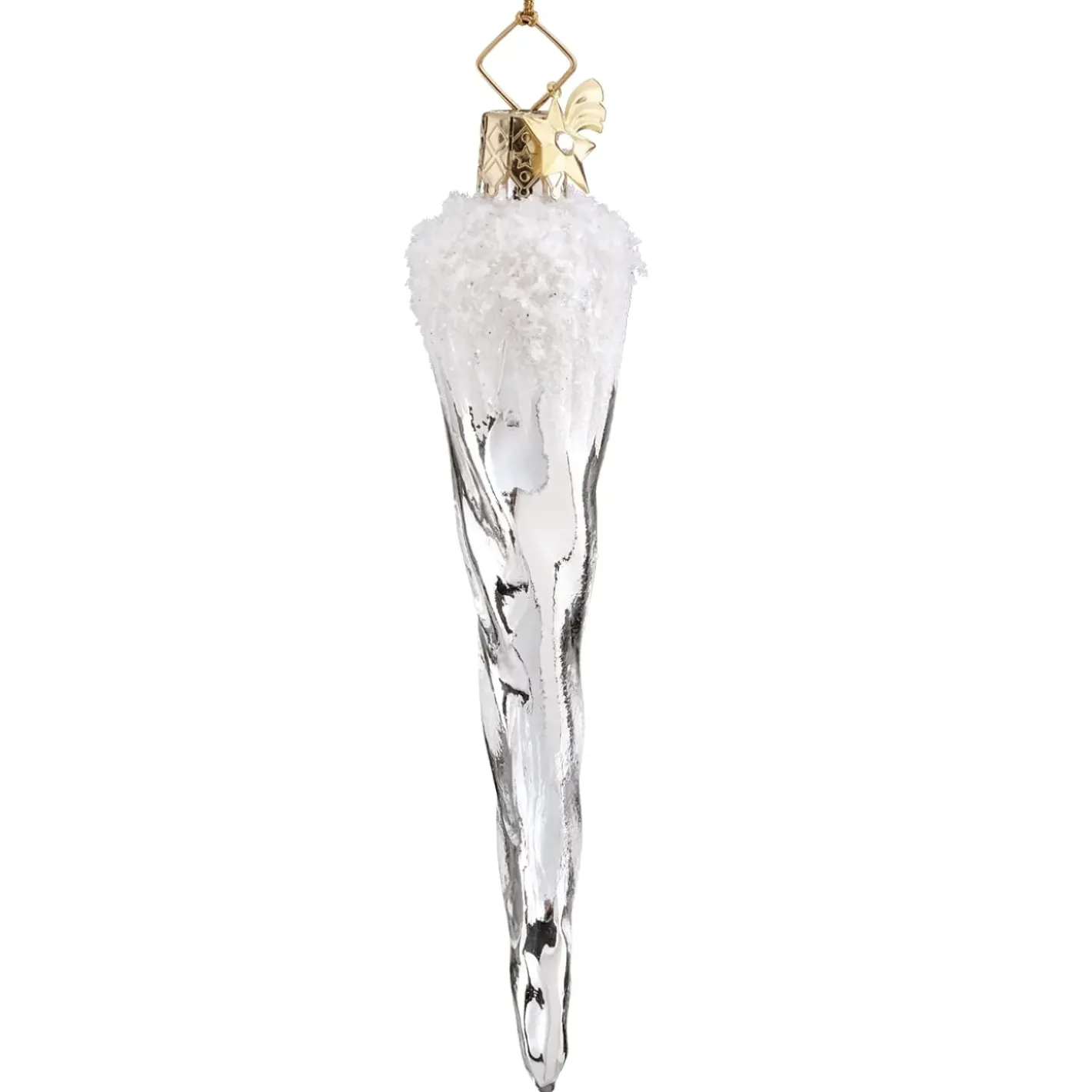 Poesie in Glas Baumschmuck Aus Glas-Eiszapfen