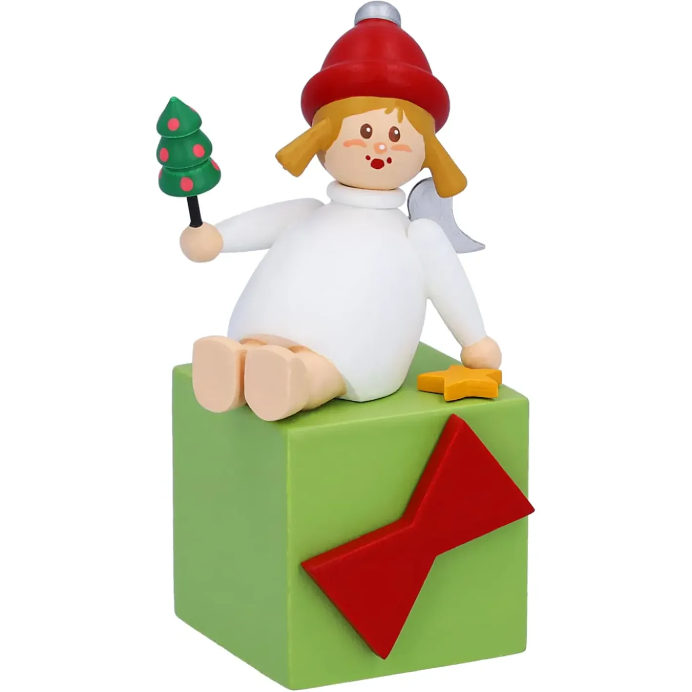 Käthes Original Käthes Original Figuren-Engel Mit Geschenkpackchen "Uberraschen"
