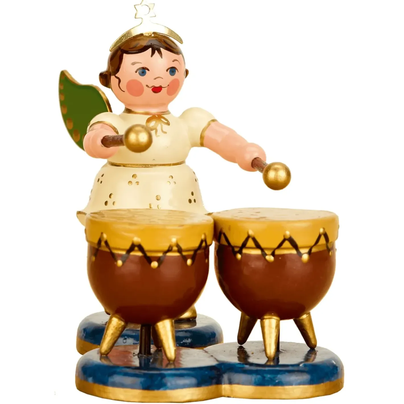 Hubrig Volkskunst Hubrig Miniaturen-Engel Mit Kesselpauke