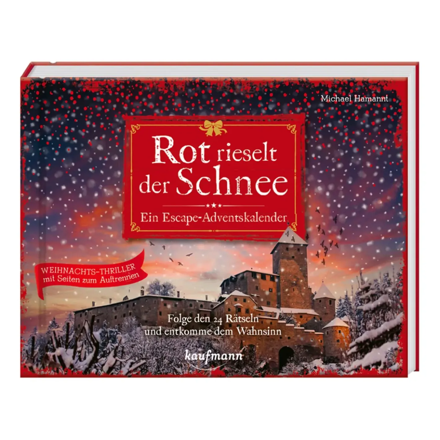 Käthe Wohlfahrt Spielzeug-Escape-Room-Adventskalender "Rot Rieselt Der Schnee"