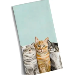 Käthe Wohlfahrt Tischdeko-Geschirrtuch "Katzenfreunde"