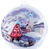 Käthe Wohlfahrt Rothenburg Motive-Glaskugel "Alte Schmiede" Rothenburg Im Winter, 10Cm