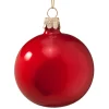 Käthe Wohlfahrt Baumkugeln Und Set-Angebote-Glaskugel Opal Rot, 7 Cm