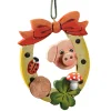 Käthes Original Baumschmuck Aus Holz-Glucks-Hufeisen