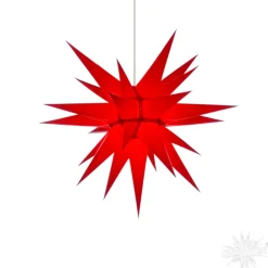 Herrnhuter Sterne Sterne-Herrnhuter Papierstern, Rot, 60Cm