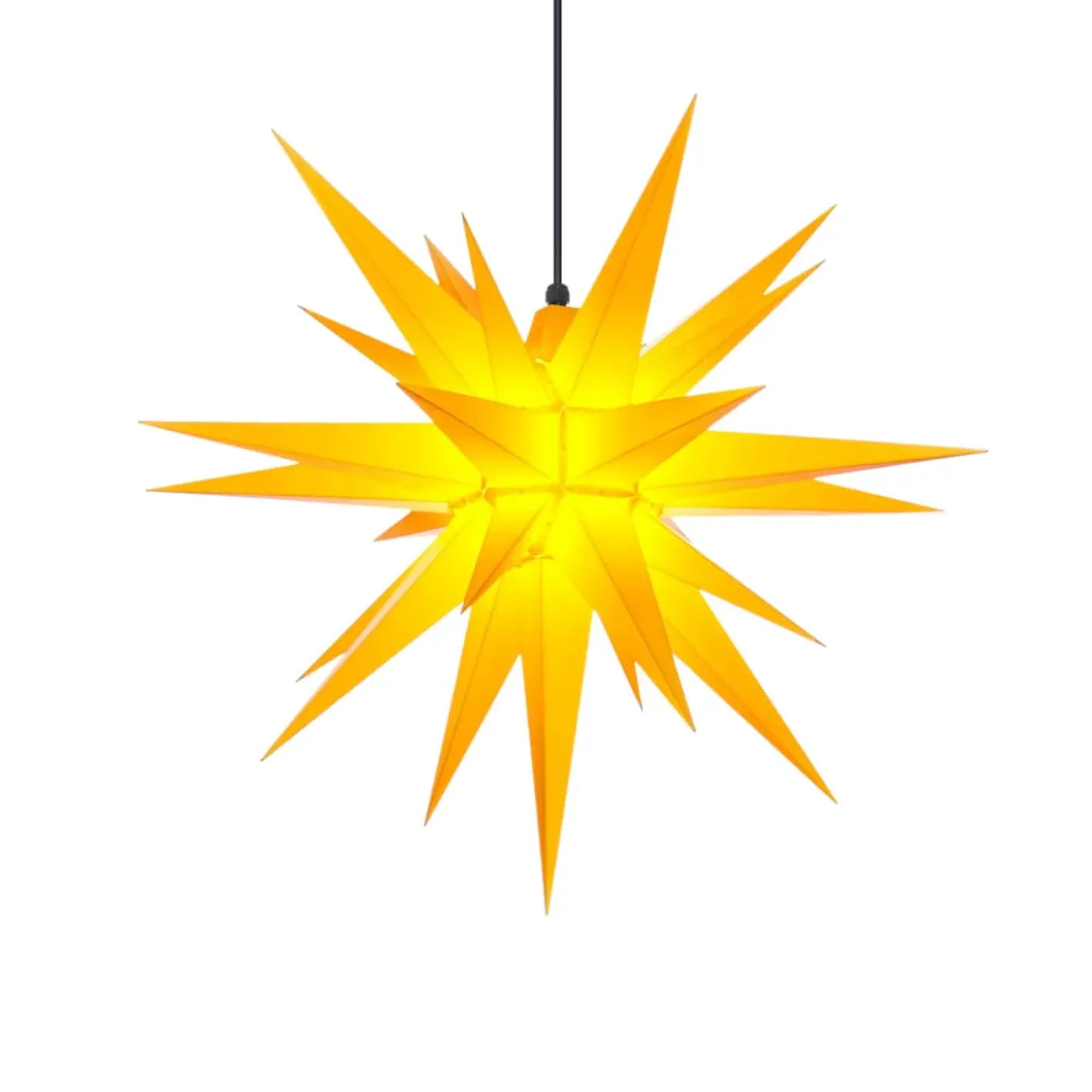 Herrnhuter Sterne Sterne-Herrnhuter Stern Gelb, 68Cm, Kunststoff