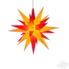 Herrnhuter Sterne Sterne-Herrnhuter Stern Gelb/Rot, 13 Cm, Kunststoff