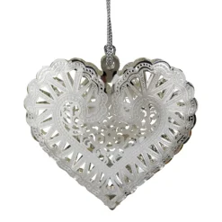 Käthe Wohlfahrt Baumschmuck Aus Messing-Herz, Silber