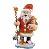 Käthes Original Räuchermänner-Holzknoddl "Weihnachtsmann Mit Engel", Rauchermann