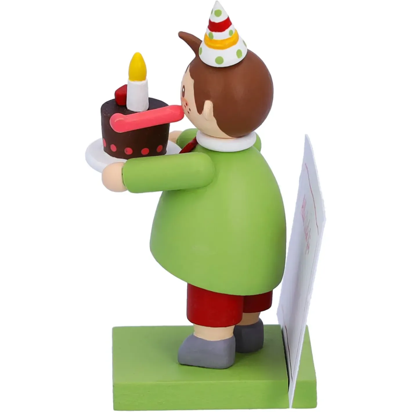 Käthes Original Käthes Original Figuren-Junge Mit Torte "Herzlichen Gluckwunsch"