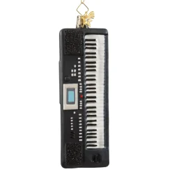 Poesie in Glas Baumschmuck Aus Glas-Keyboard