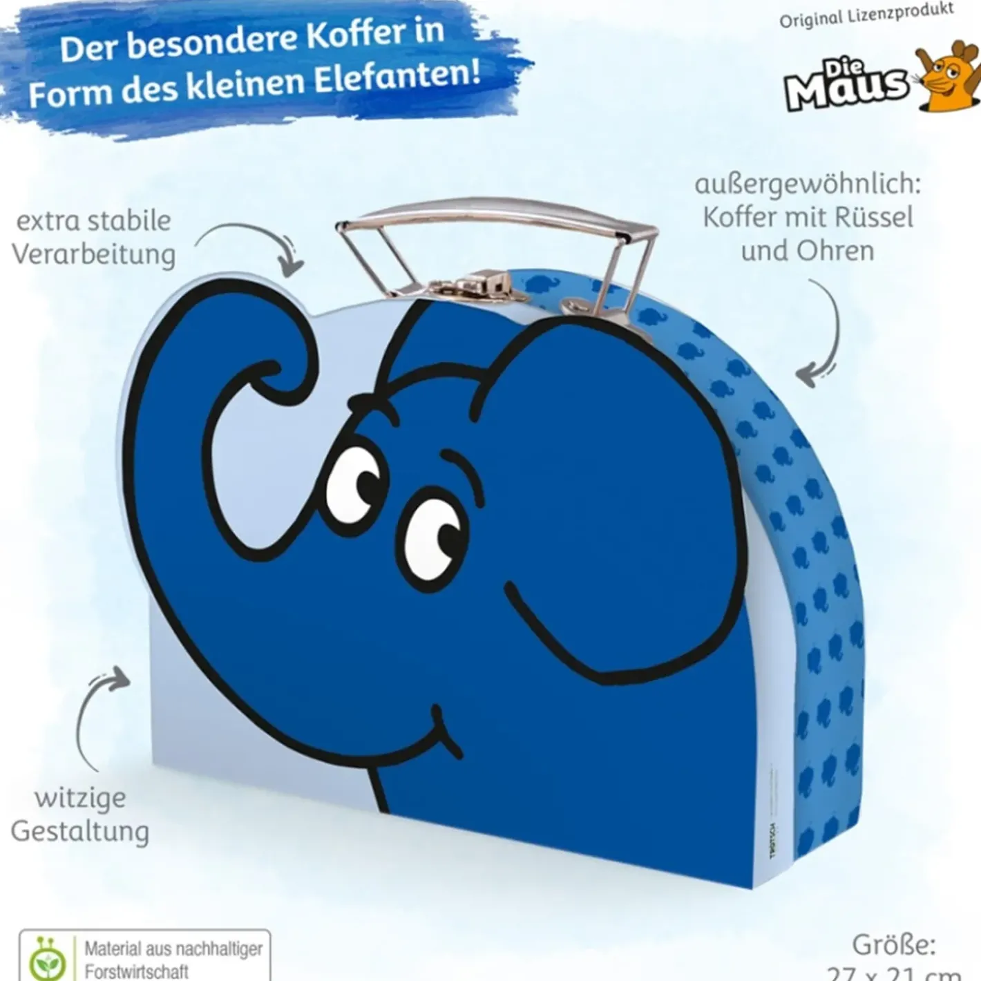 Trötsch Verlag Spielzeug-Kinderkoffer "Der Elefant"