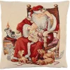 Käthe Wohlfahrt Wohndeko-Kissenhulle "Der Weihnachtsmann Mit Wunschliste"