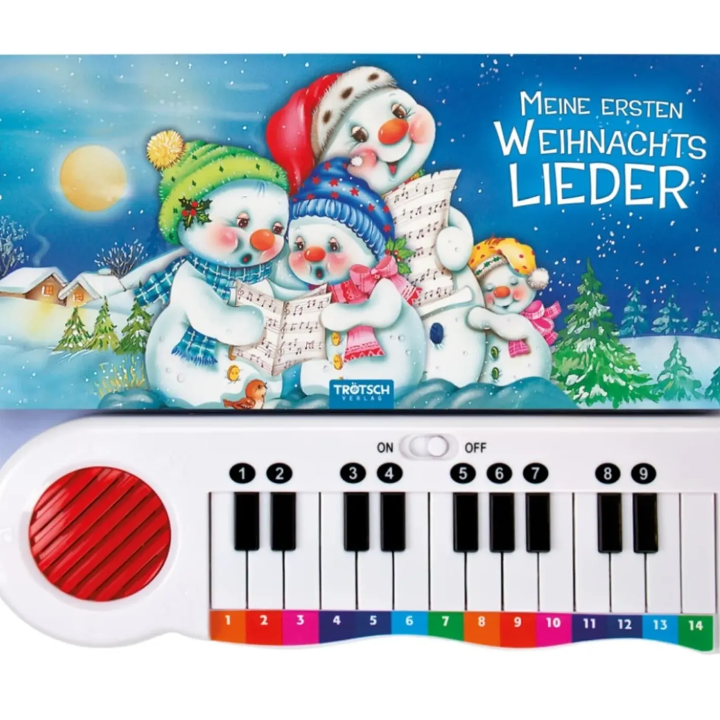 Trötsch Verlag Spielzeug-Klavierbuch "Meine Ersten Weihnachtslieder"