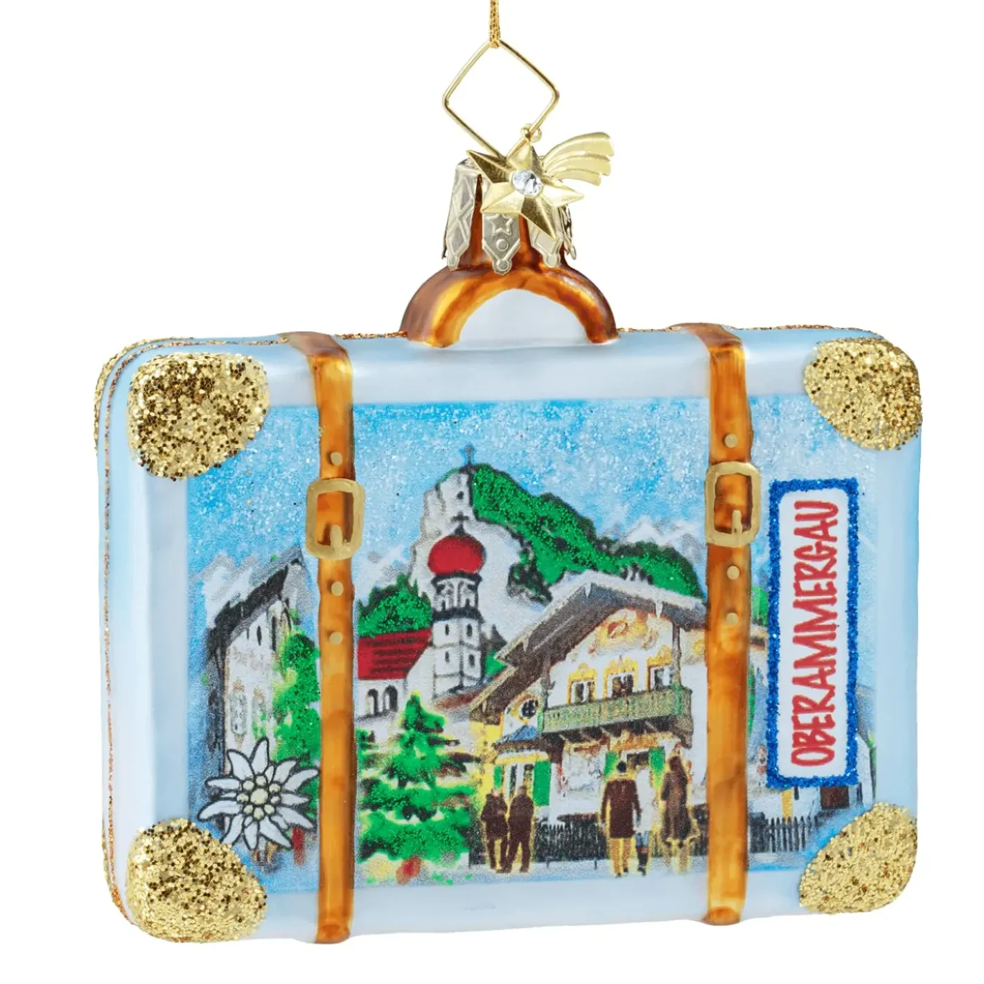Poesie in Glas Bayern Motive-Koffer Oberammergau