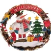 Käthe Wohlfahrt Hängedeko-Kranz "Schneemanns Bescherung"