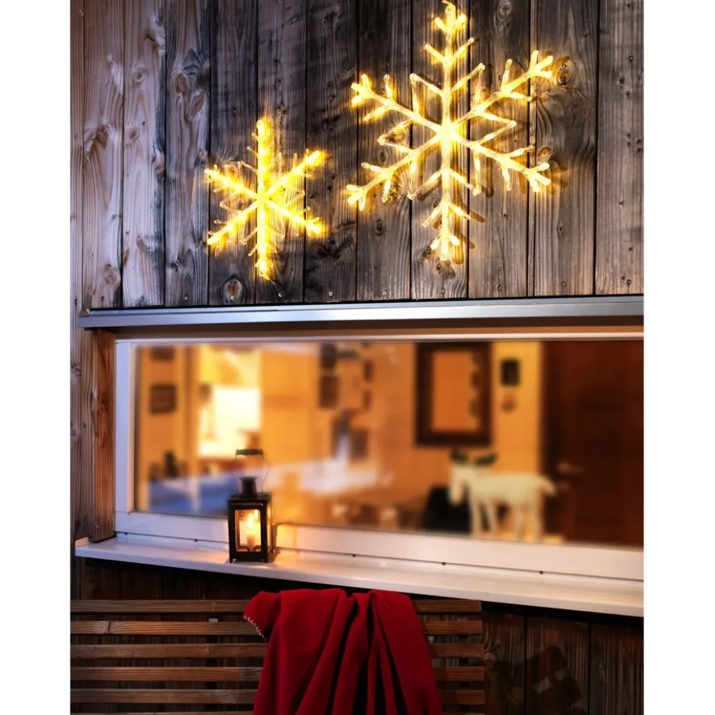 KONSTSMIDE Beleuchtung Außenbereich-Led Acryl Schneeflocke