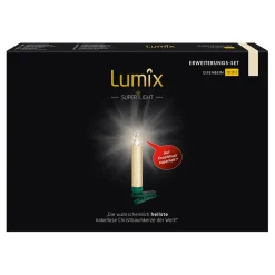 Krinner Beleuchtung Außenbereich-Lumix Superlight 6 Mini Kerzen Erweiterungsset In Elfenbein