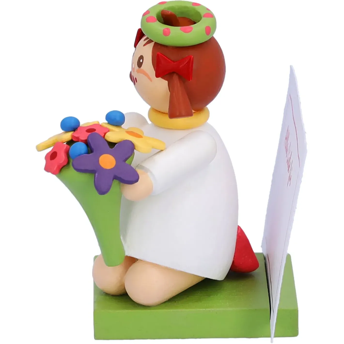 Käthes Original Käthes Original Figuren-Madchen Mit Blumen "Viele Gruse"