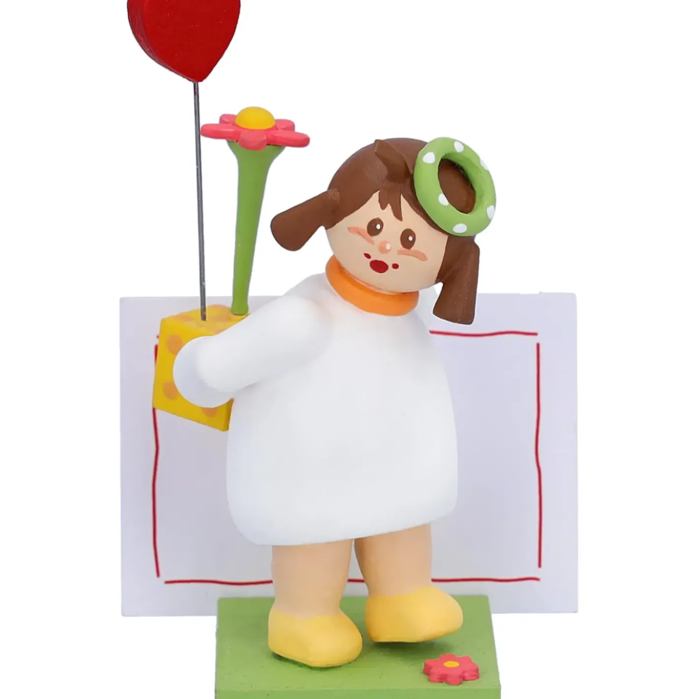 Käthes Original Käthes Original Figuren-Madchen Mit Herz Und Blume "Fur Dich"