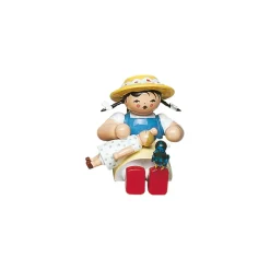WENDT & KÜHN Wendt & Kühn Kollektion-Madchen Mit Puppe Und Vogel Auf Fus