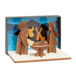 designimdorf Krippen Und Krippenfiguren-Mini Krippe "To Go"