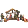 Käthe Wohlfahrt Krippen Und Krippenfiguren-Mini-Krippenstall, 11-Teilig