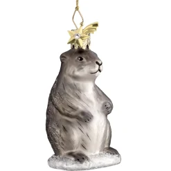 Poesie in Glas Baumschmuck Aus Glas-Murmeltier