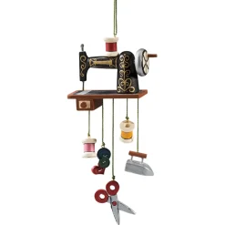 Käthes Original Baumschmuck Aus Holz-Nahmaschine