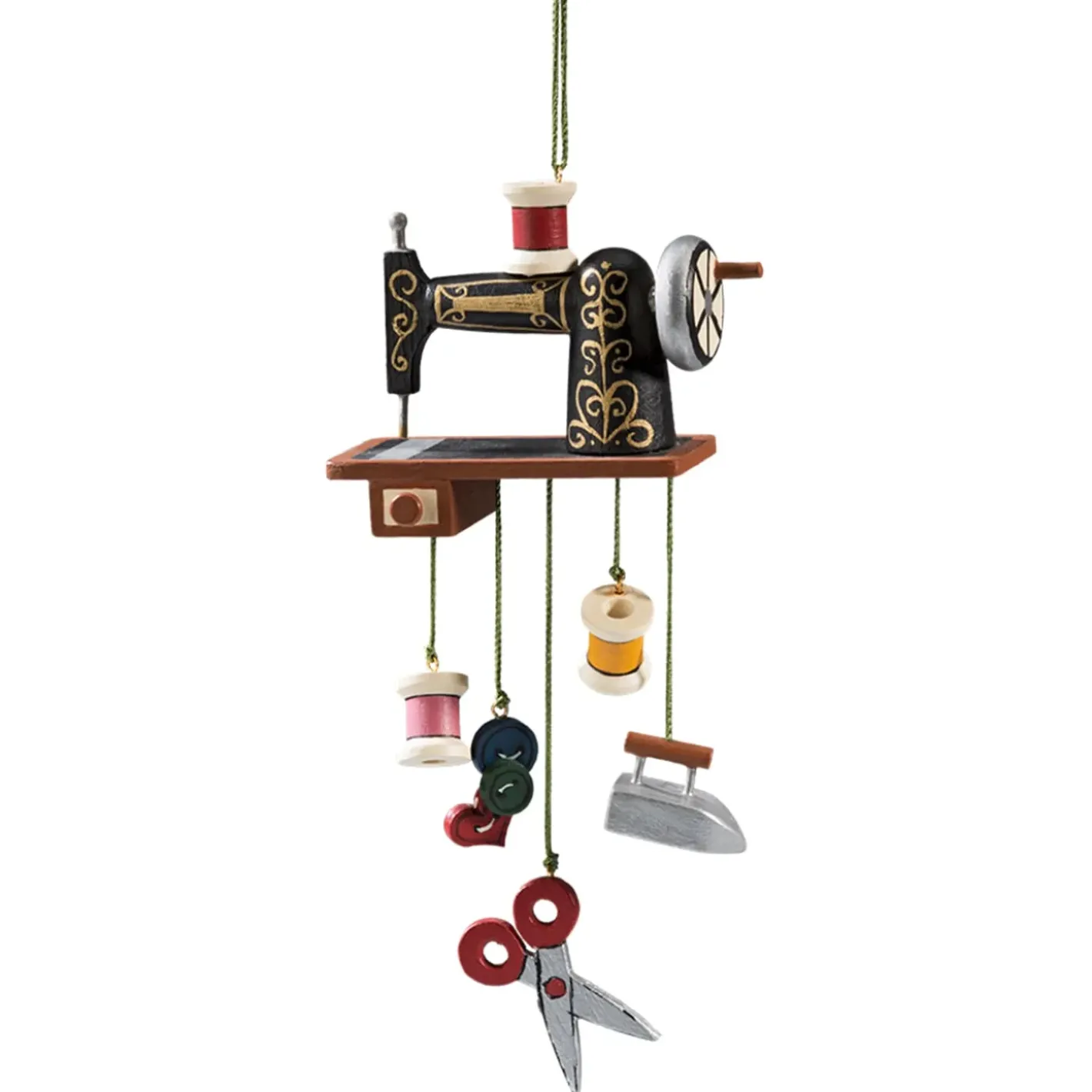 Käthes Original Baumschmuck Aus Holz-Nahmaschine